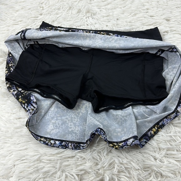 Lululemon Pace Rival Skirt *No Panels 13" Floral Metropolis Multi / Bl - Picture 4 of 9